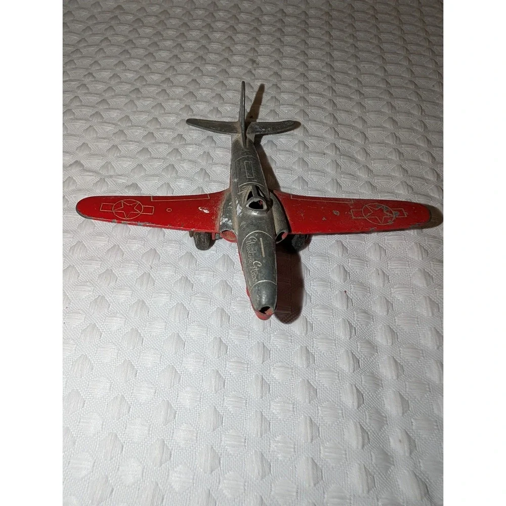 VTG 1950s TOOTSIETOY JET AIRPLANE MILITARY MADE IN USA